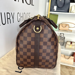 Borsa Speedy Bandoulière 35 Damier Ébène Louis Vuitton