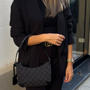 Borsa Horsebit Slim in Denim Gucci