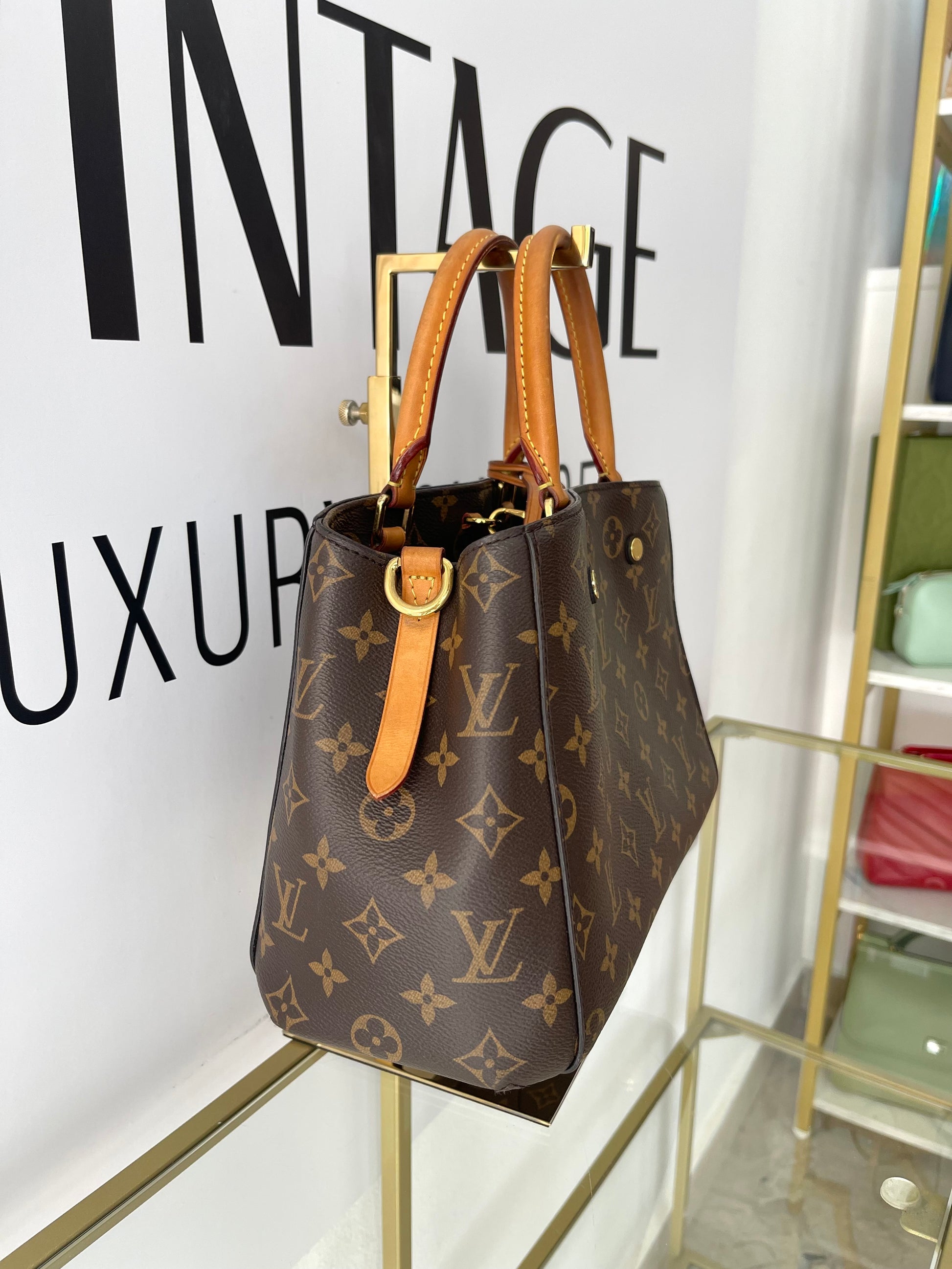 Borsa Montaigne PM Monogram Louis Vuitton