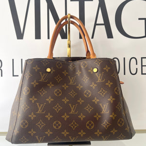 Borsa Montaigne MM Monogram Louis Vuitton
