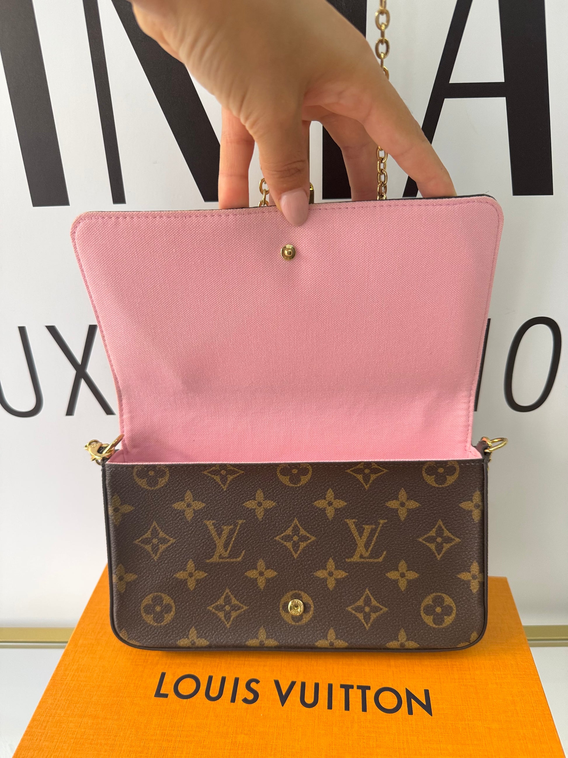 Borsa Félicie Vivienne Westwood in Paris Monogram Limited Edition Louis Vuitton
