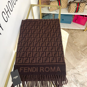 Sciarpa con motivo FF Jacquard Fendi