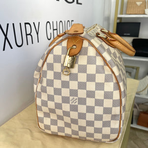 Borsa Speedy 35 Damier Azur Louis Vuitton