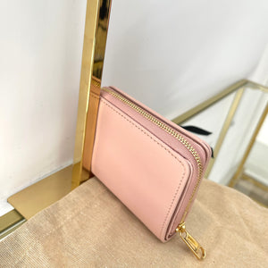 Portafoglio con logo Gucci rosa chiaro