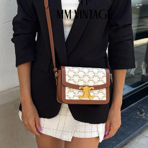 Borsa Teen Triomphe in tela Triomphe Celine