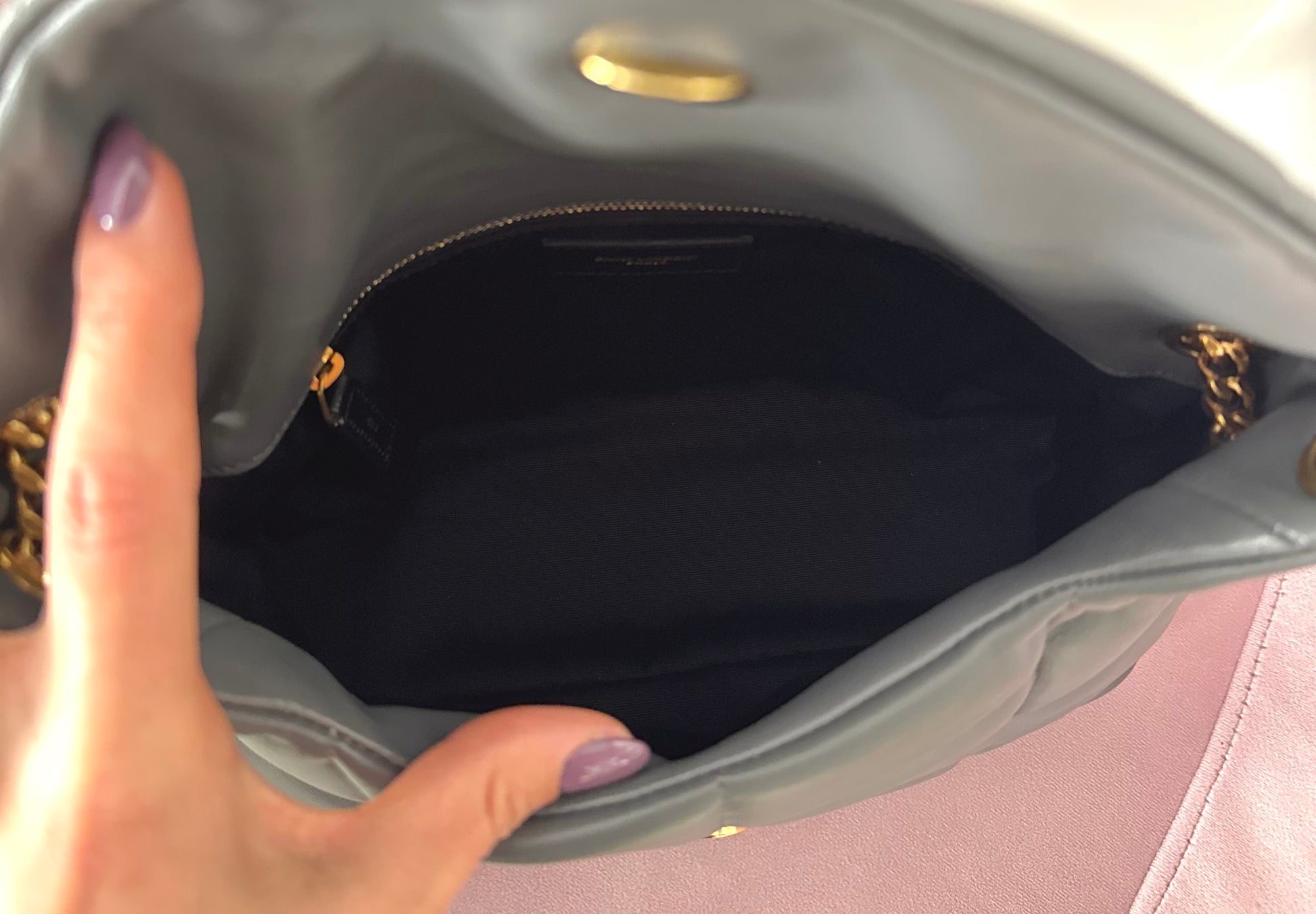 Borsa LouLou Puffer Saint Laurent