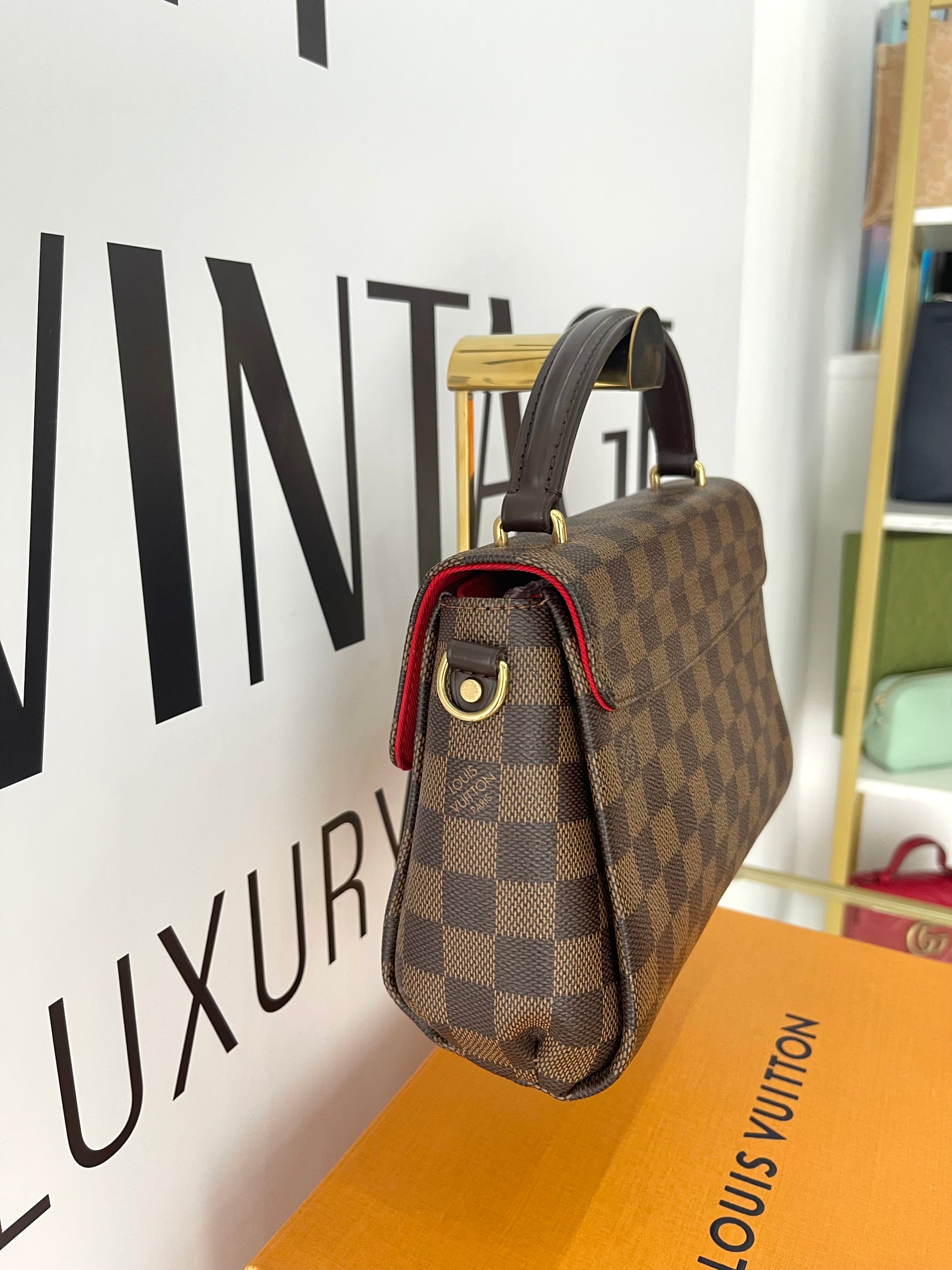 Borsa Croisette Damier Ebène Louis Vuitton