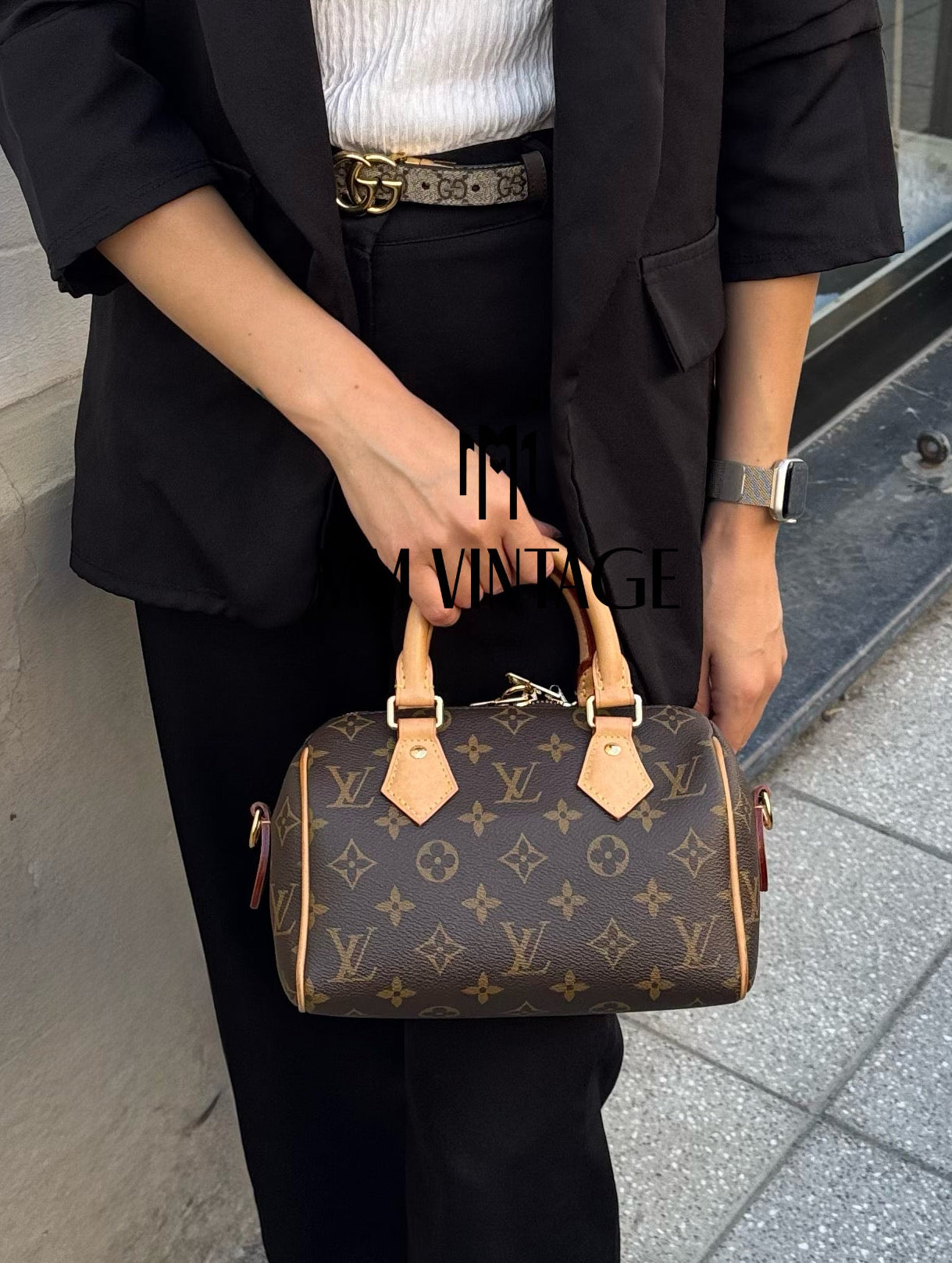 Borsa Speedy Bandoulière 20 Monogram Louis Vuitton
