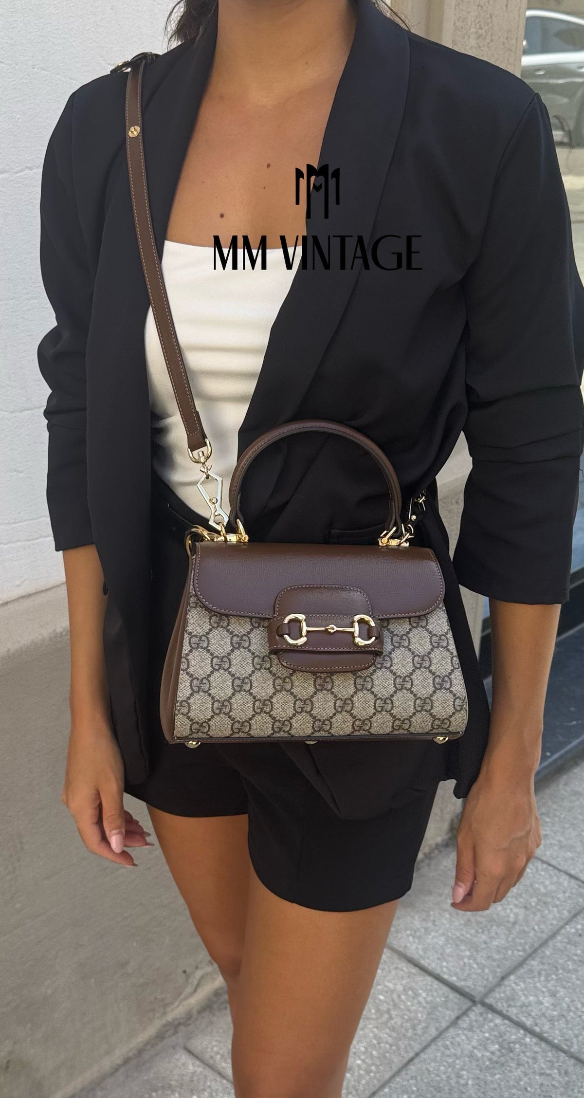 Borsa Horsebit 1955 GG Supreme Gucci