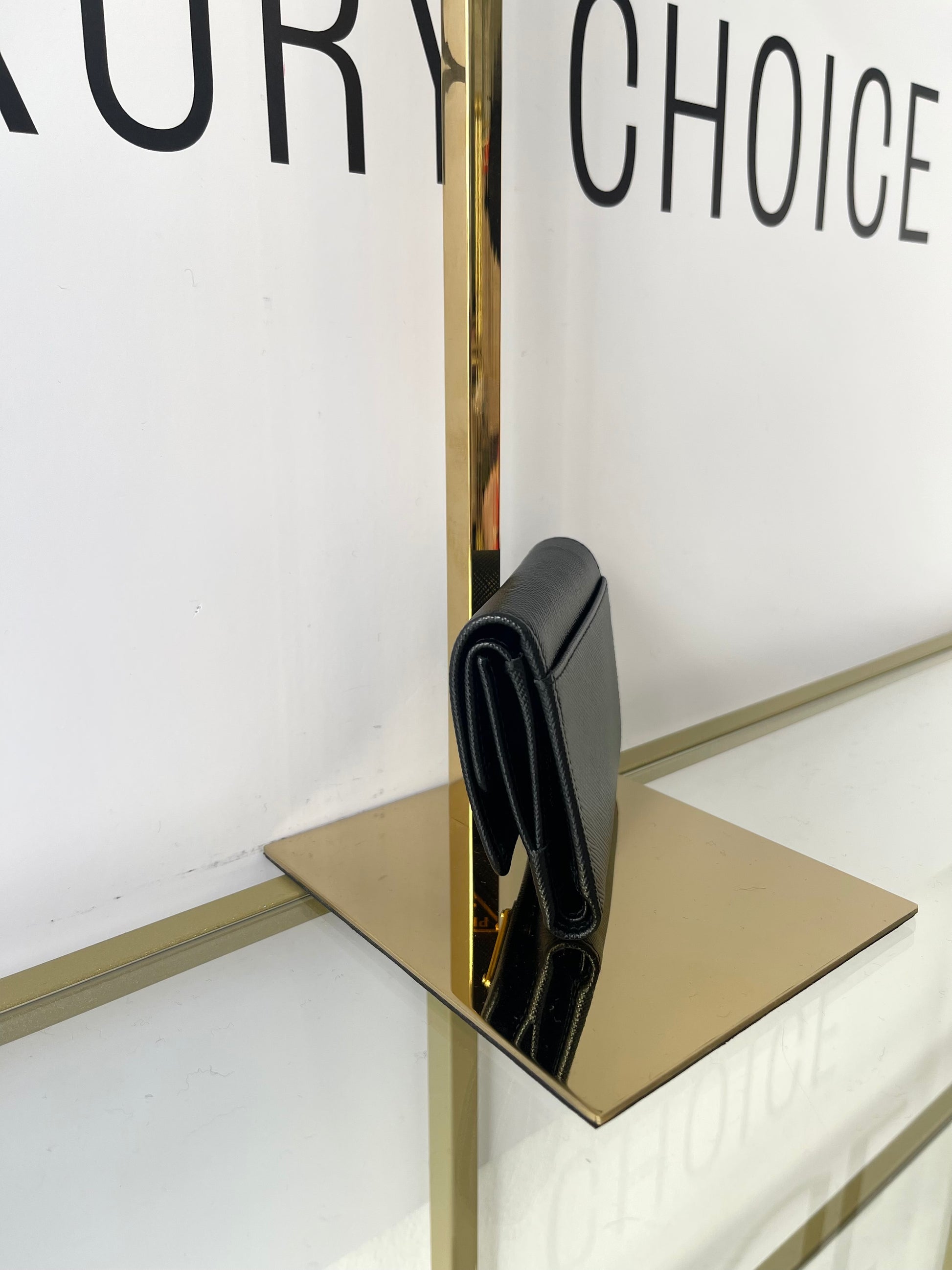 Portafoglio in Saffiano Prada