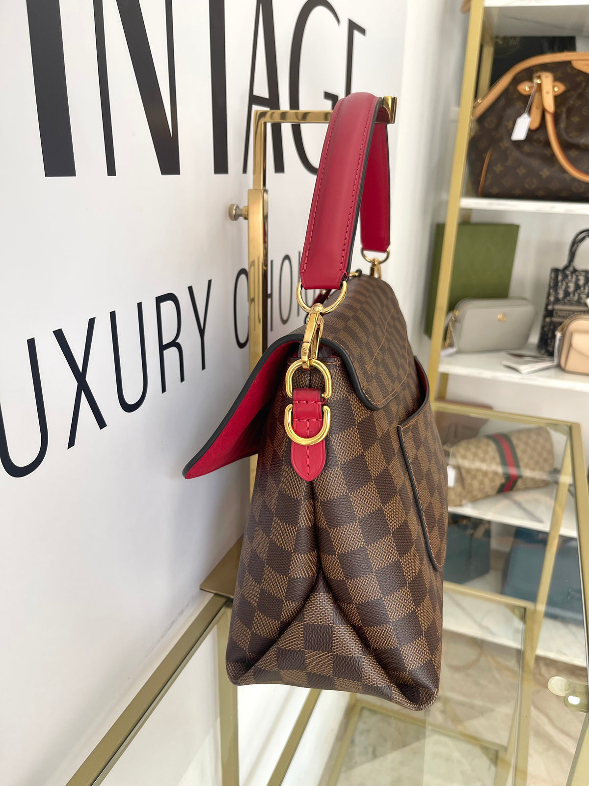 Borsa Beaubourg MM Damier Ebène Louis Vuitton