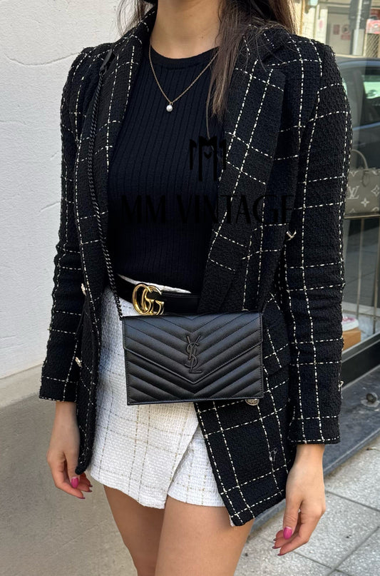 Pochette Envelope con catena Cassandre  Saint Laurent
