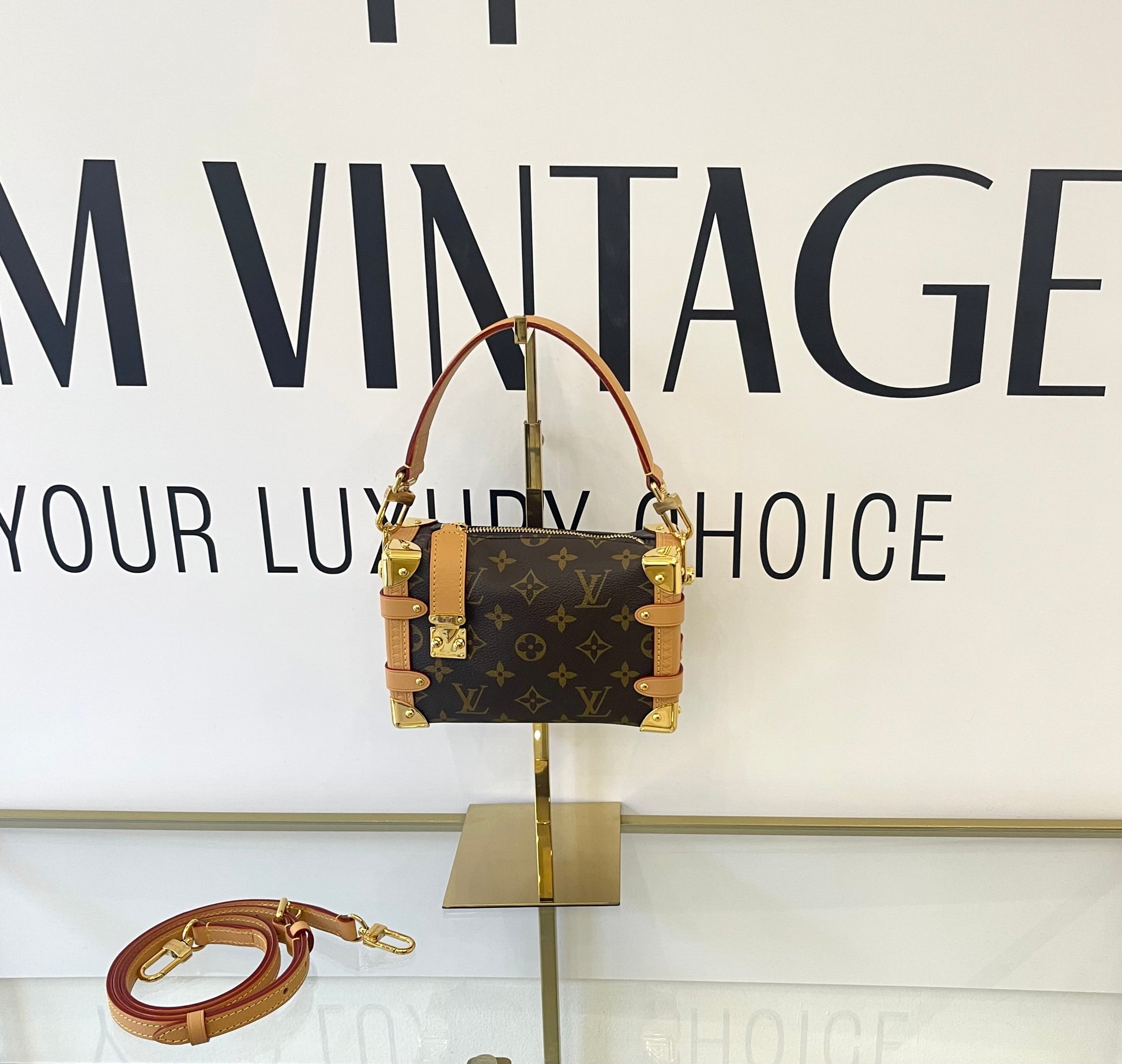 Borsa Side Trunk PM Monogram Louis Vuitton