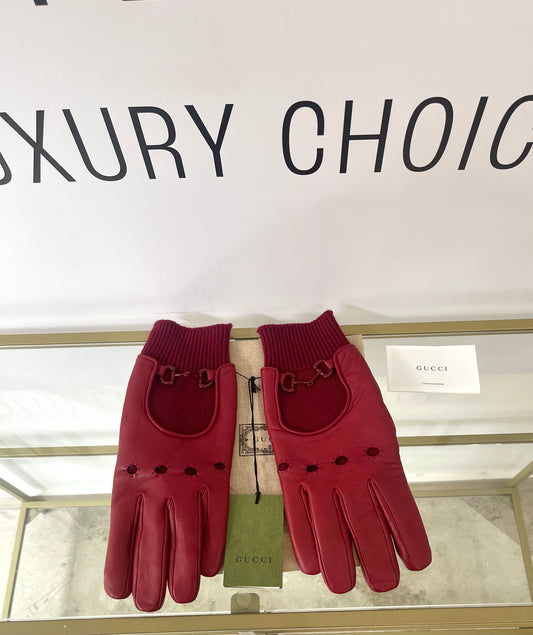 Guanti in pelle Gucci