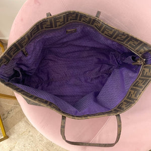 Borsa Shopping Roll FF Zucca Fendi