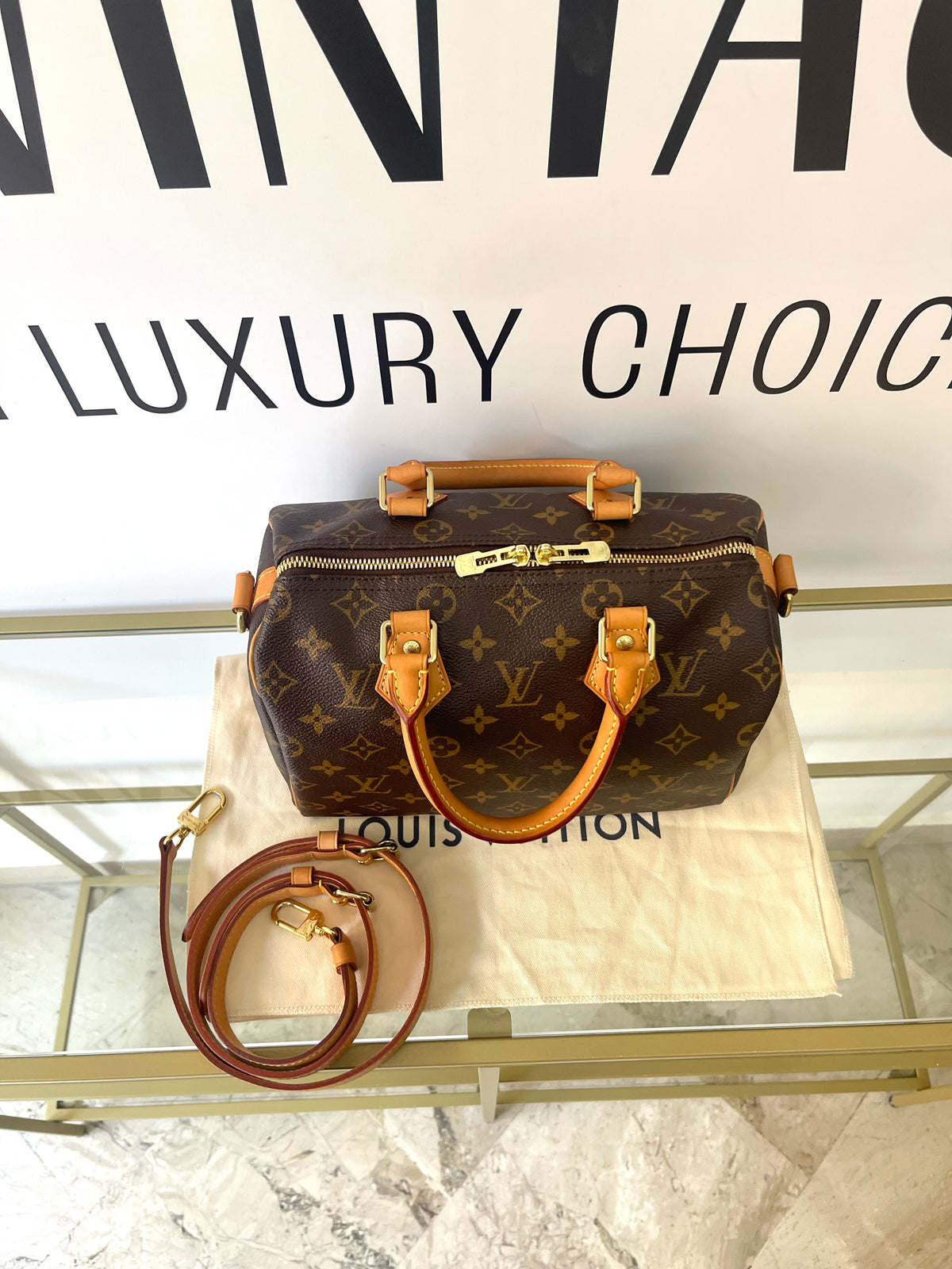 Borsa Speedy Bandoulière 25 Monogram Louis Vuitton
