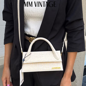 Borsa Le Chiquito Long light greige Jacquemus