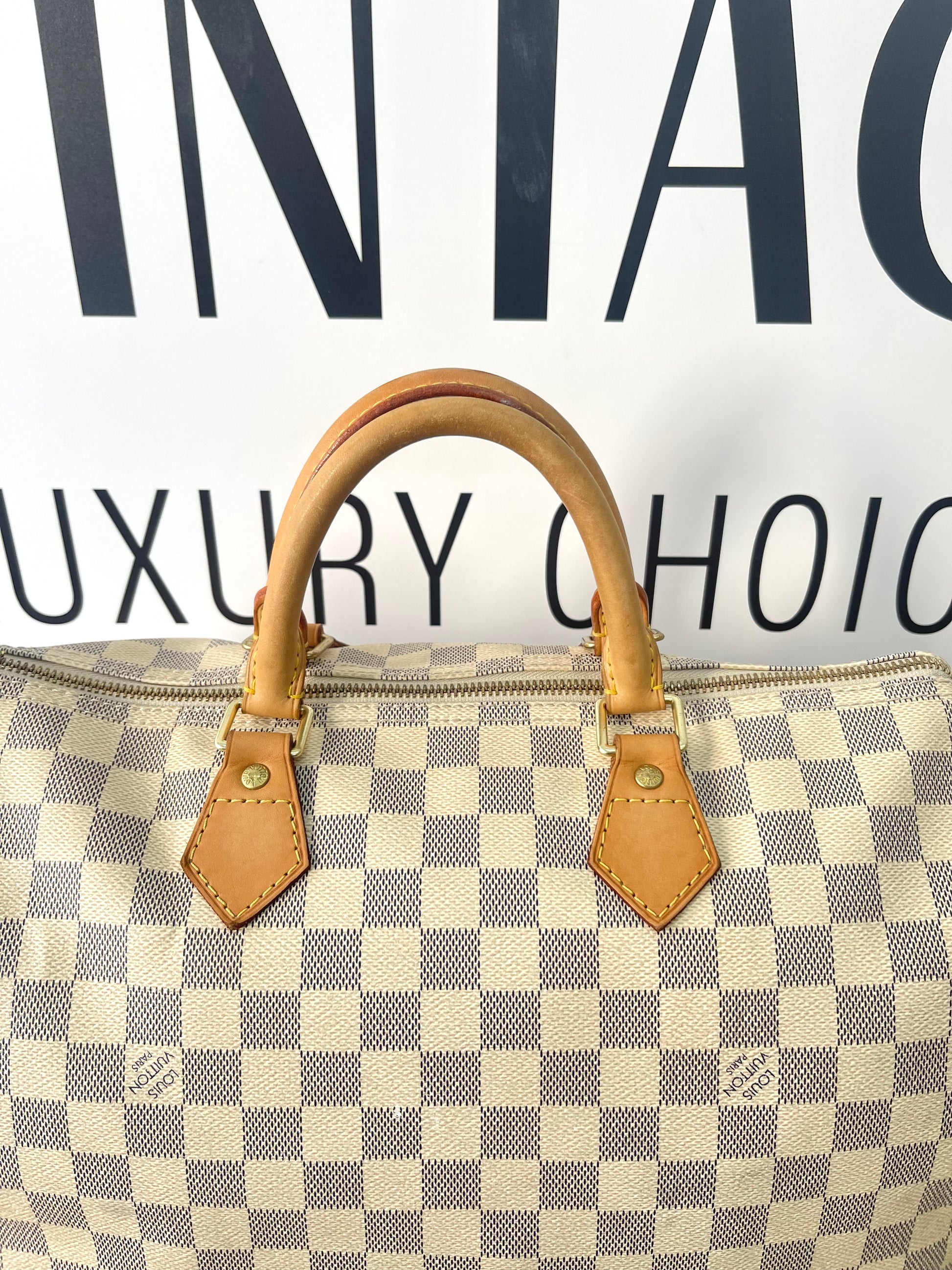 Borsa Speedy 35 Damier Azur Louis Vuitton