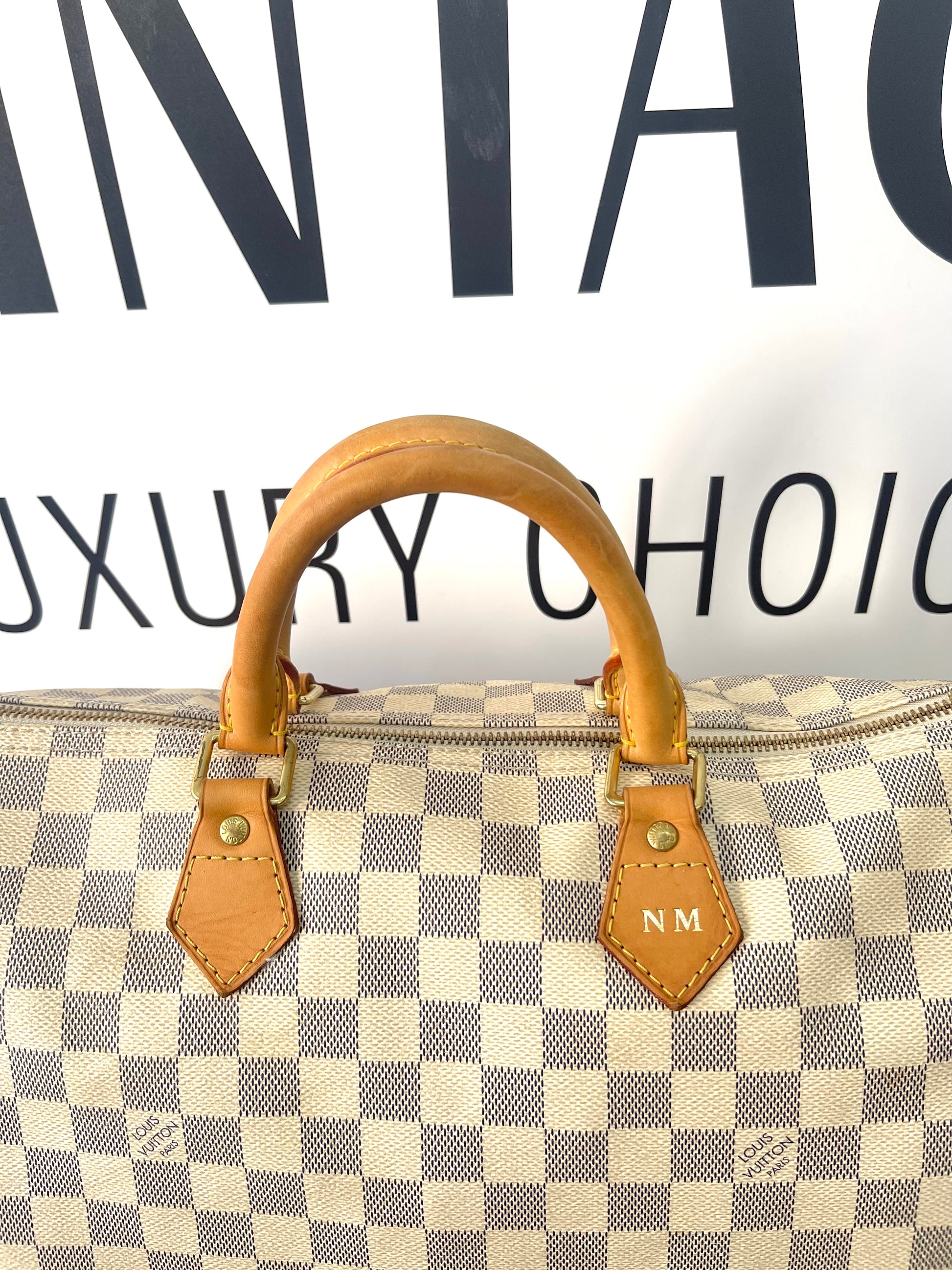 Borsa Speedy 35 Damier Azur Louis Vuitton