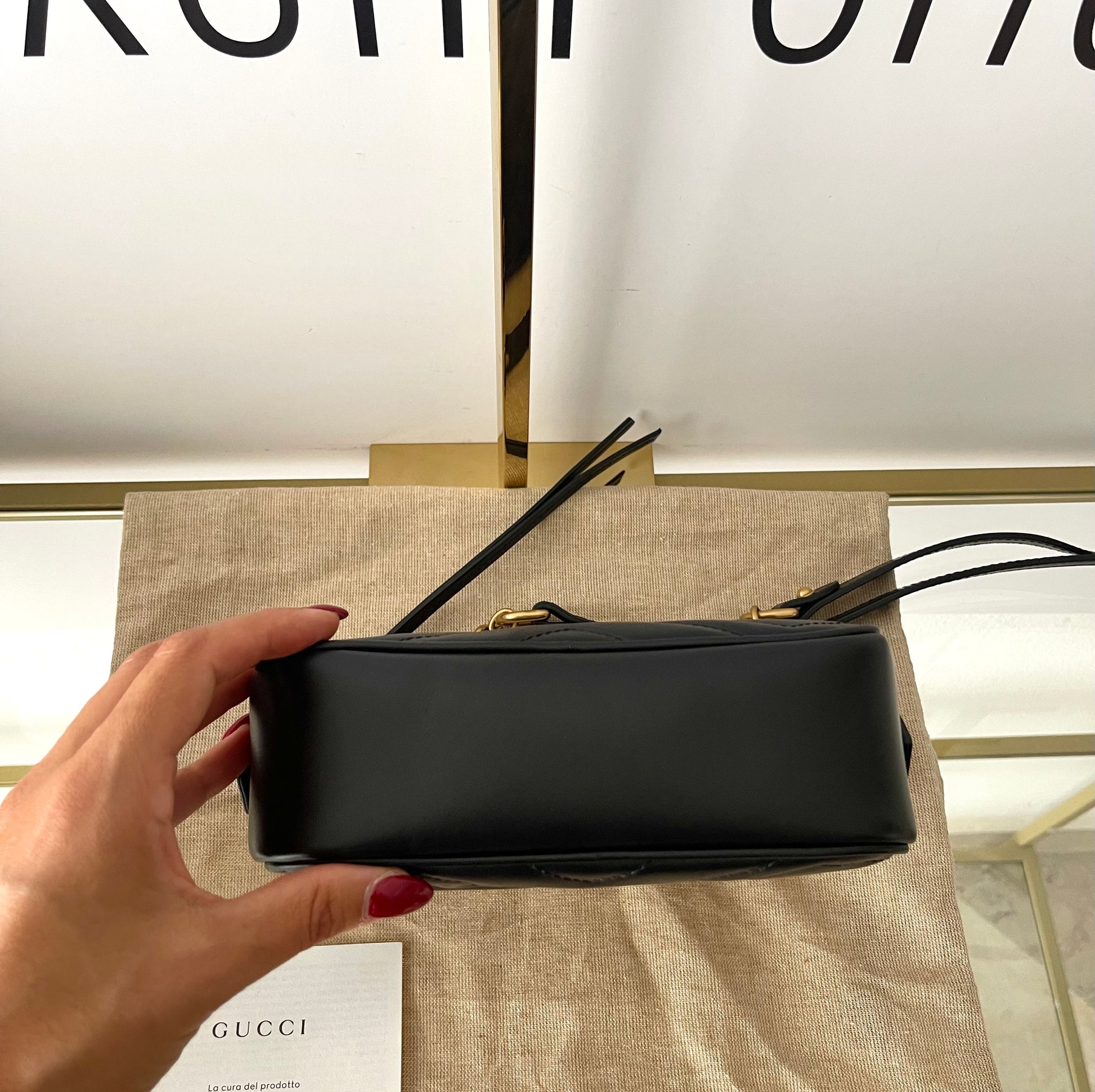 Borsa Mini Camera Bag GG Marmont Gucci