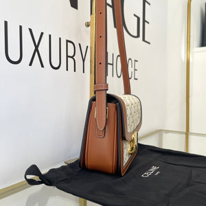 Borsa Teen Triomphe in tela Triomphe Celine