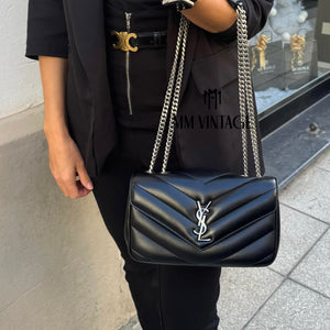 Borsa LouLou Small Hw argento Saint Laurent