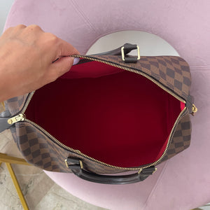 Borsa Speedy 35 Damier Ébène Louis Vuitton