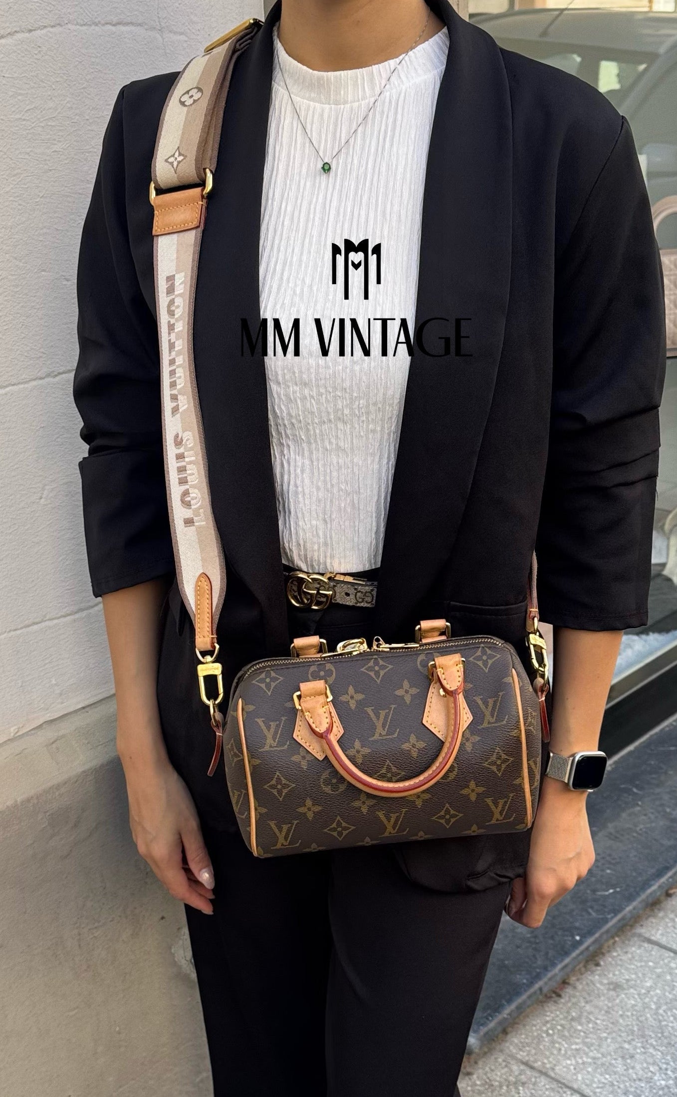 Borsa Speedy Bandoulière 20 Monogram Louis Vuitton
