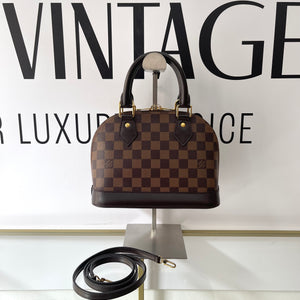 Borsa Alma BB Damier Ébène Louis Vuitton