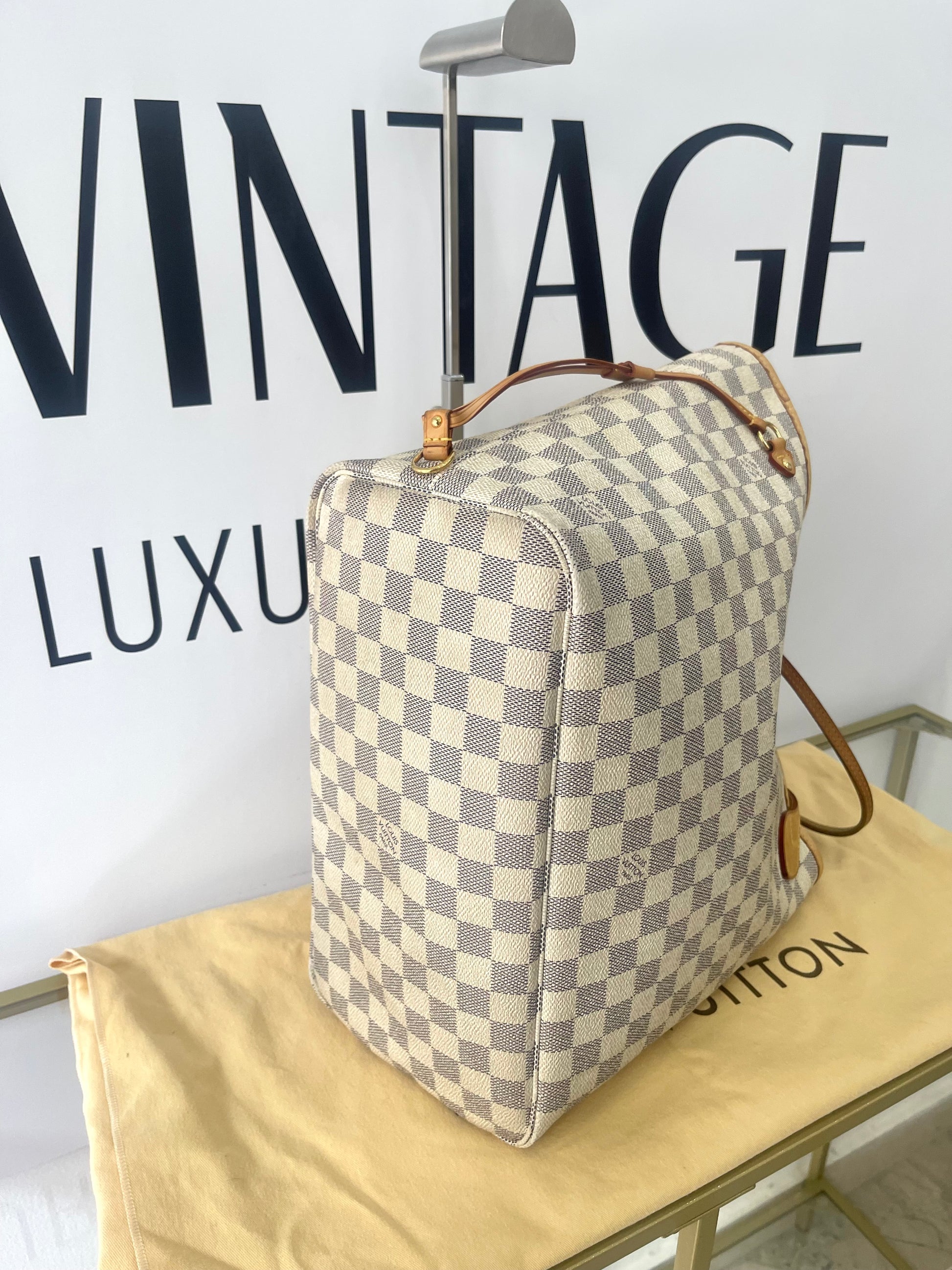 Borsa Neverfull MM Damier Azur Louis Vuitton