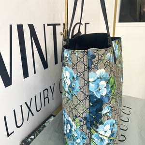 Borsa Shopping GG reversibile Blooms Gucci