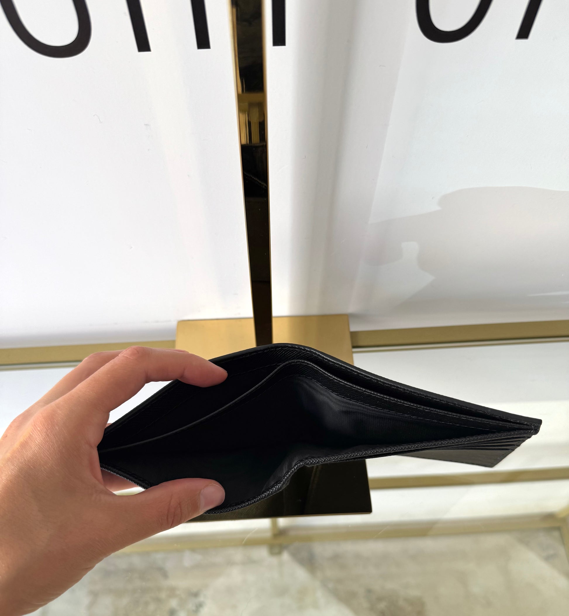 Portafoglio uomo in Saffiano Prada