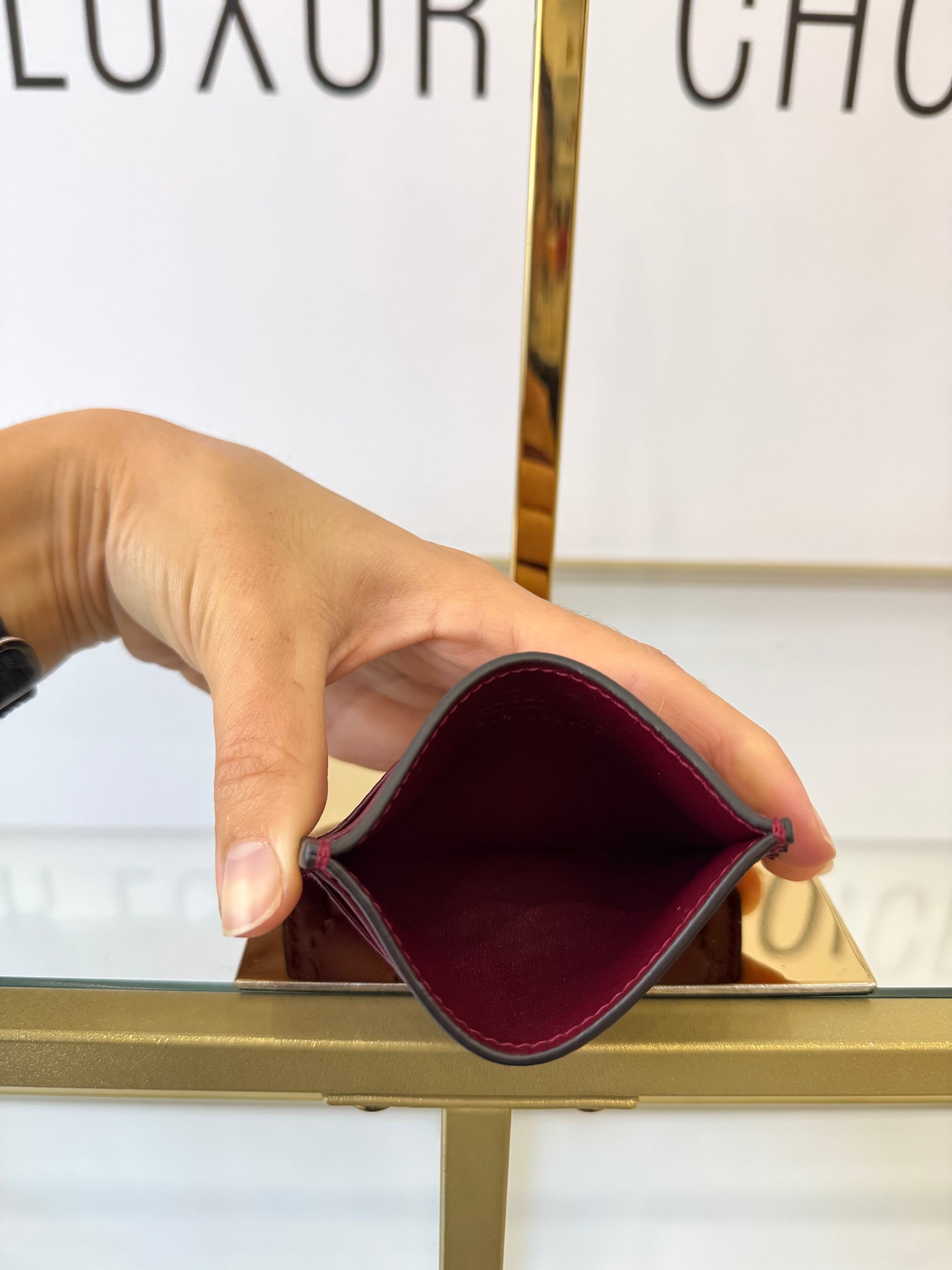 Portacarte GG Emblem Gucci