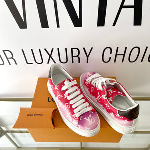 Sneaker Time Out Monogram red/pink Louis Vuitton