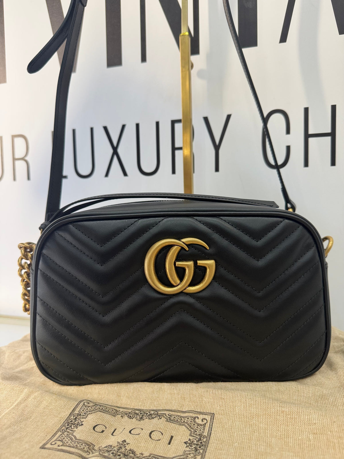 Borsa Camera Bag GG Marmont Matelassé Gucci