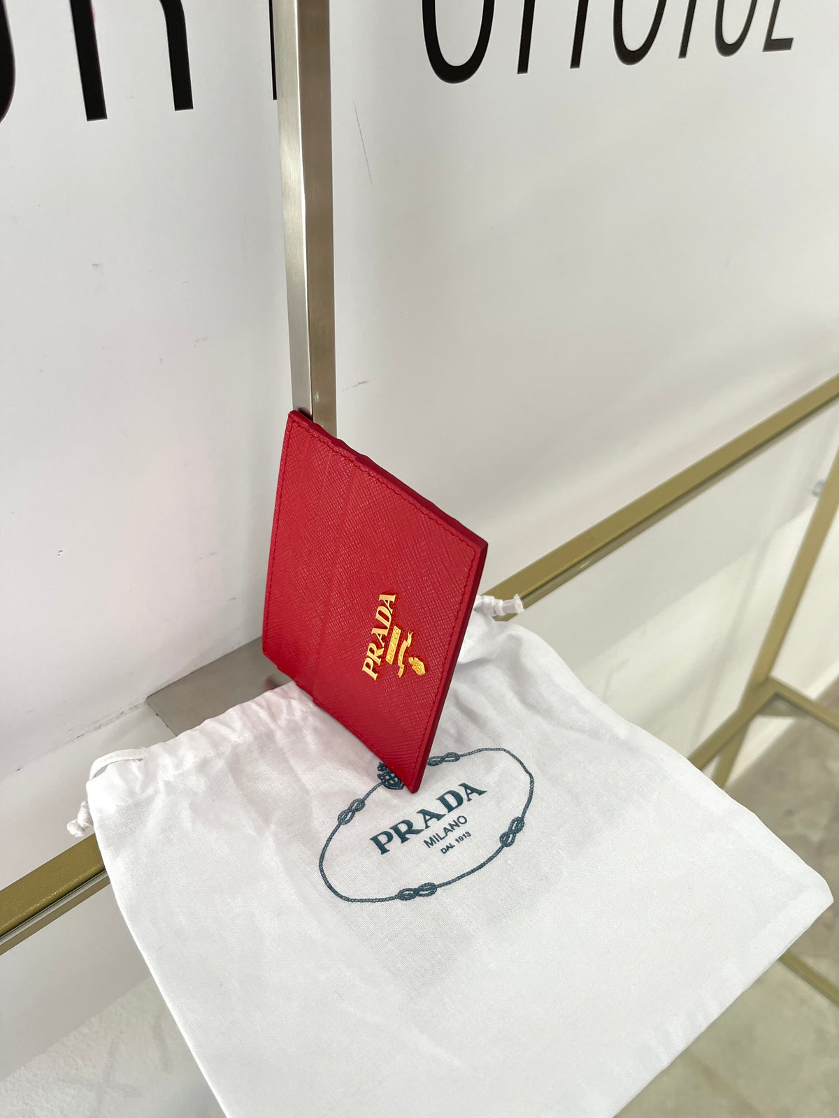 Portacarte in Saffiano Prada