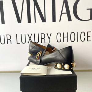 Mocassino GG con perle Gucci