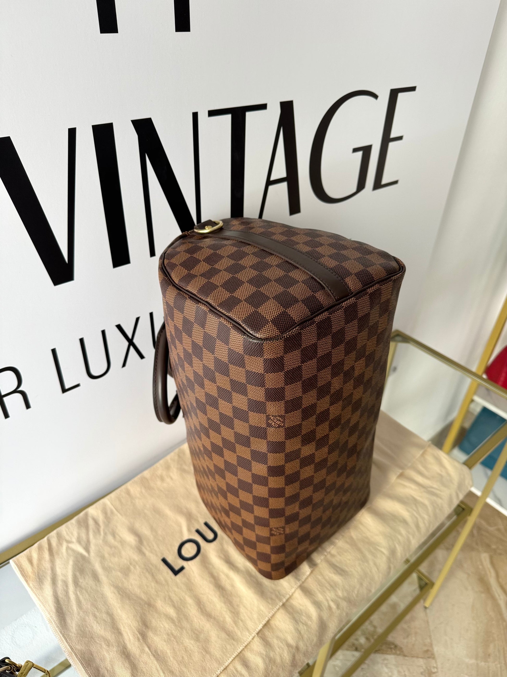 Borsa Speedy Bandoulière 35 Damier Ébène Louis Vuitton