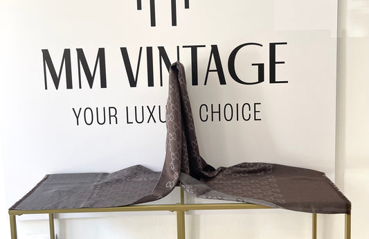 Stola GG in Lana e Seta reversibile Gucci