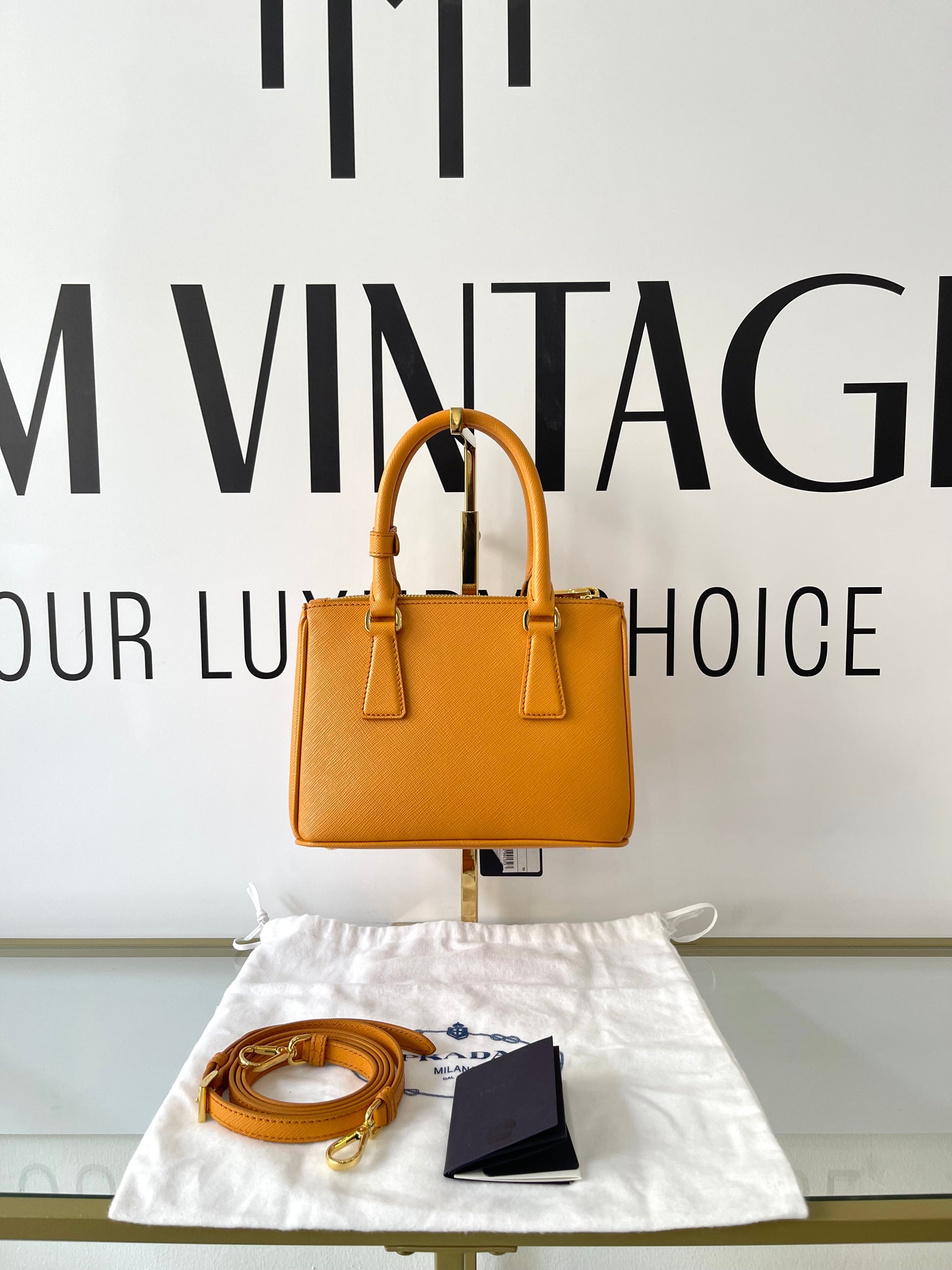 Borsa Galleria Mini in Saffiano Prada