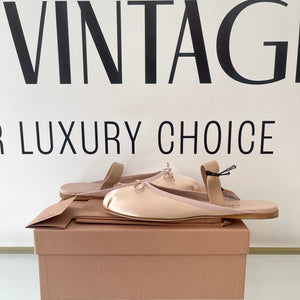 Ballerine in raso Miu Miu