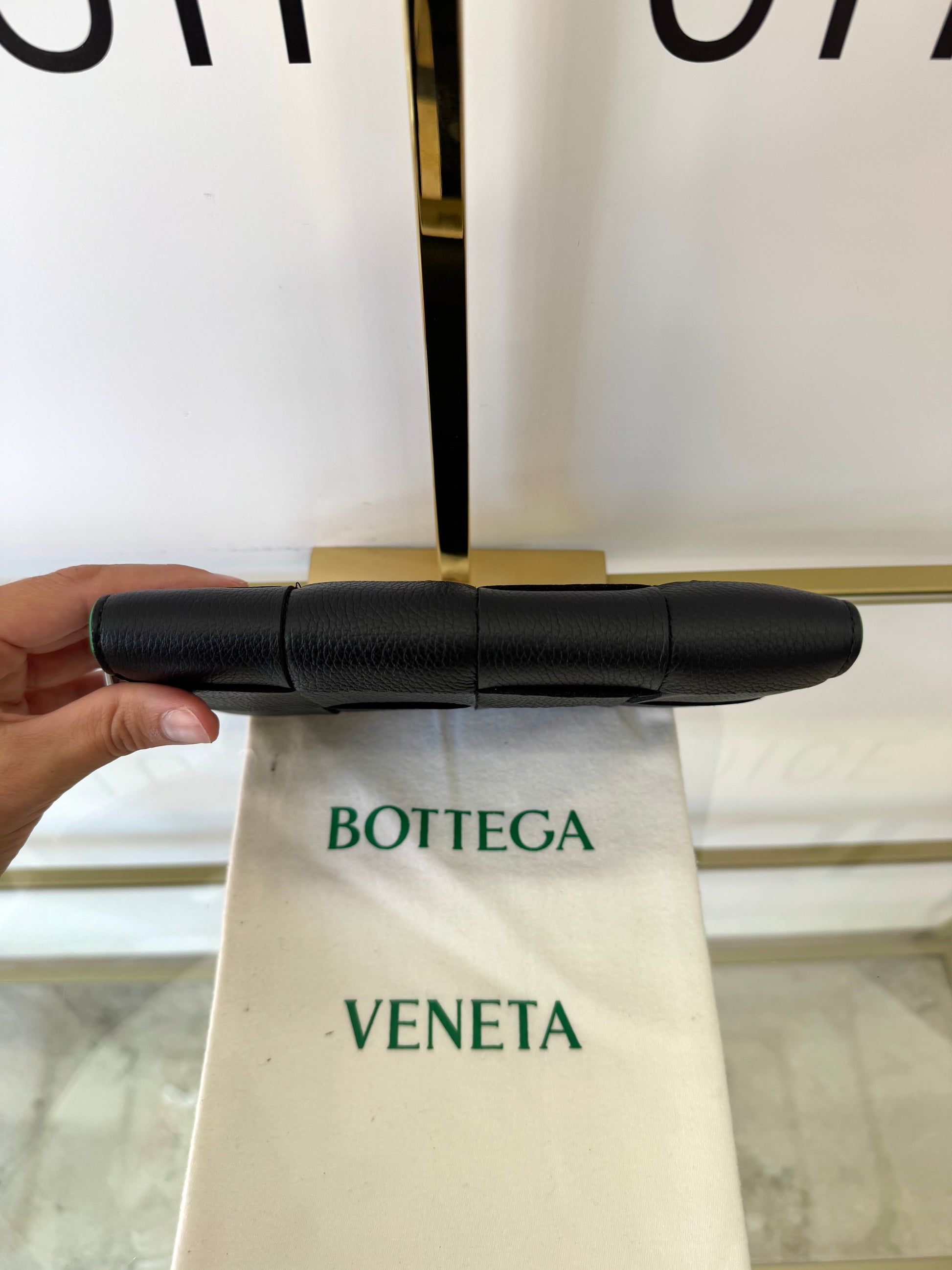 Portafoglio Cassette nero Bottega Veneta