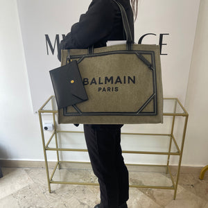 Borsa B-Army 42 Kaki/Noir Balmain