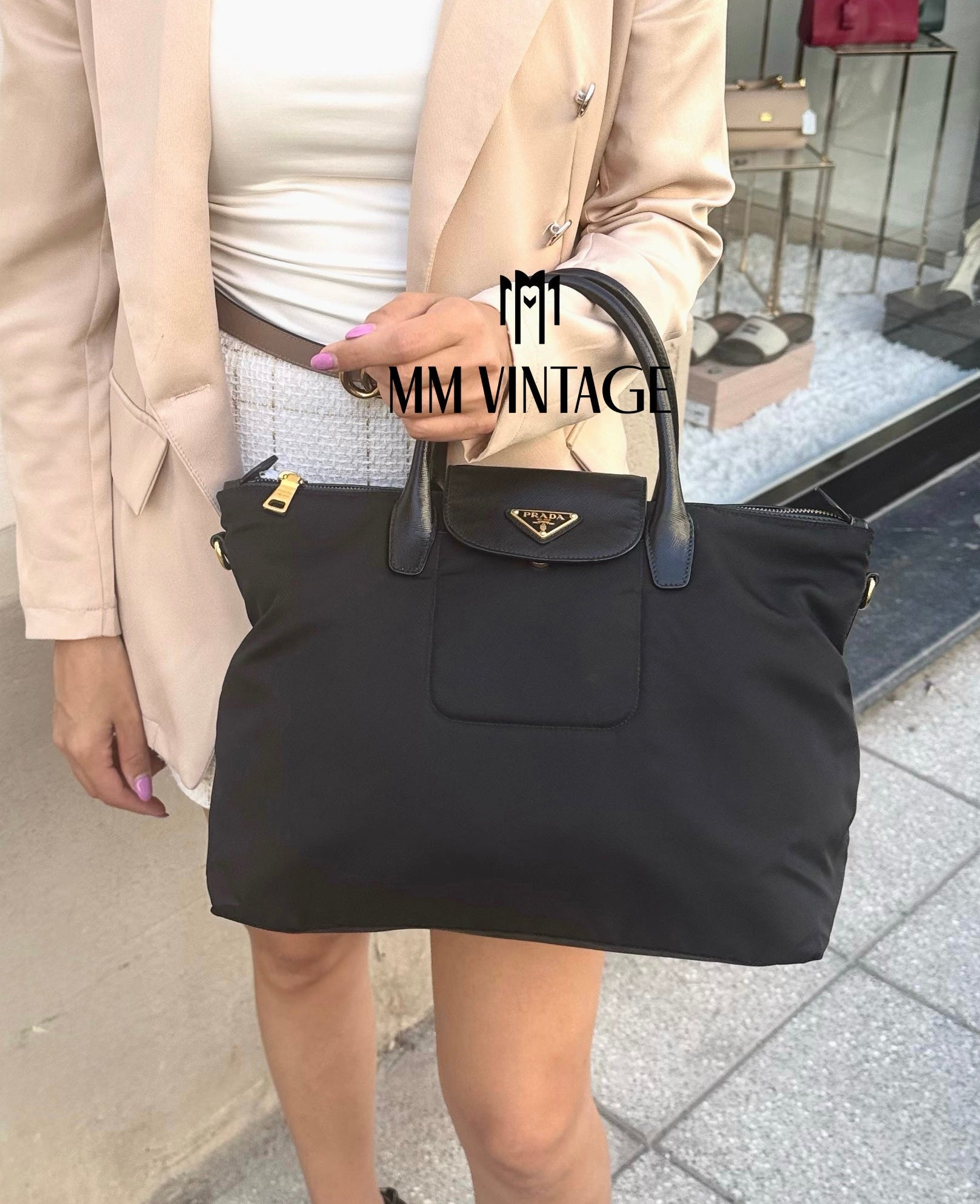 Borsa Shopping Re-Nylon Prada