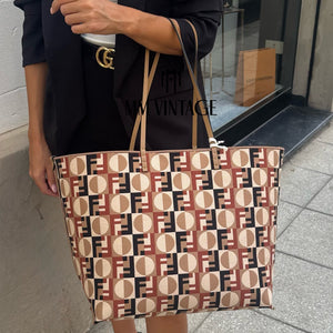 Borsa Shopping Roll Large Reversibile Fendi