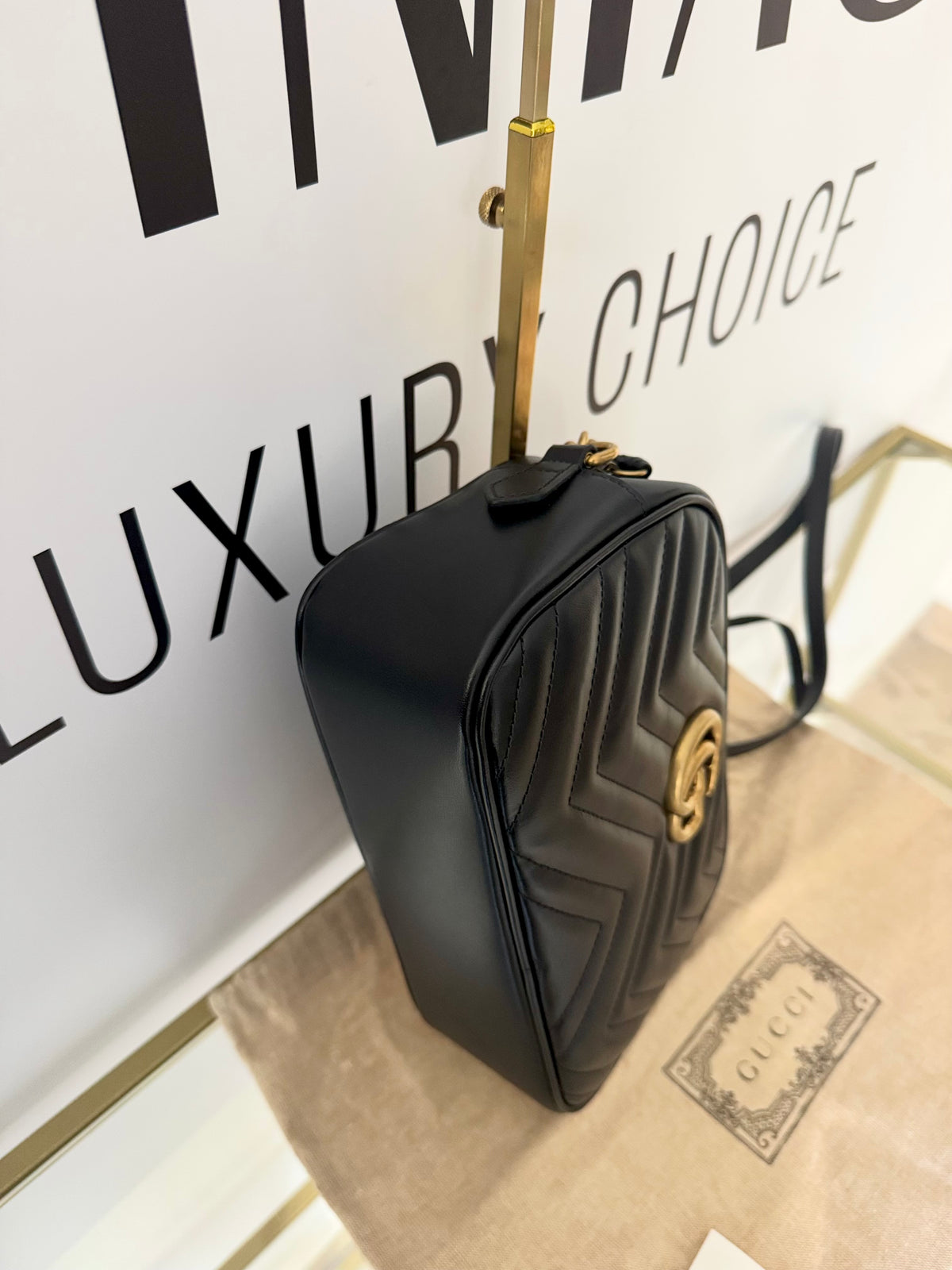 Borsa Camera Bag GG Marmont Matelassé Gucci