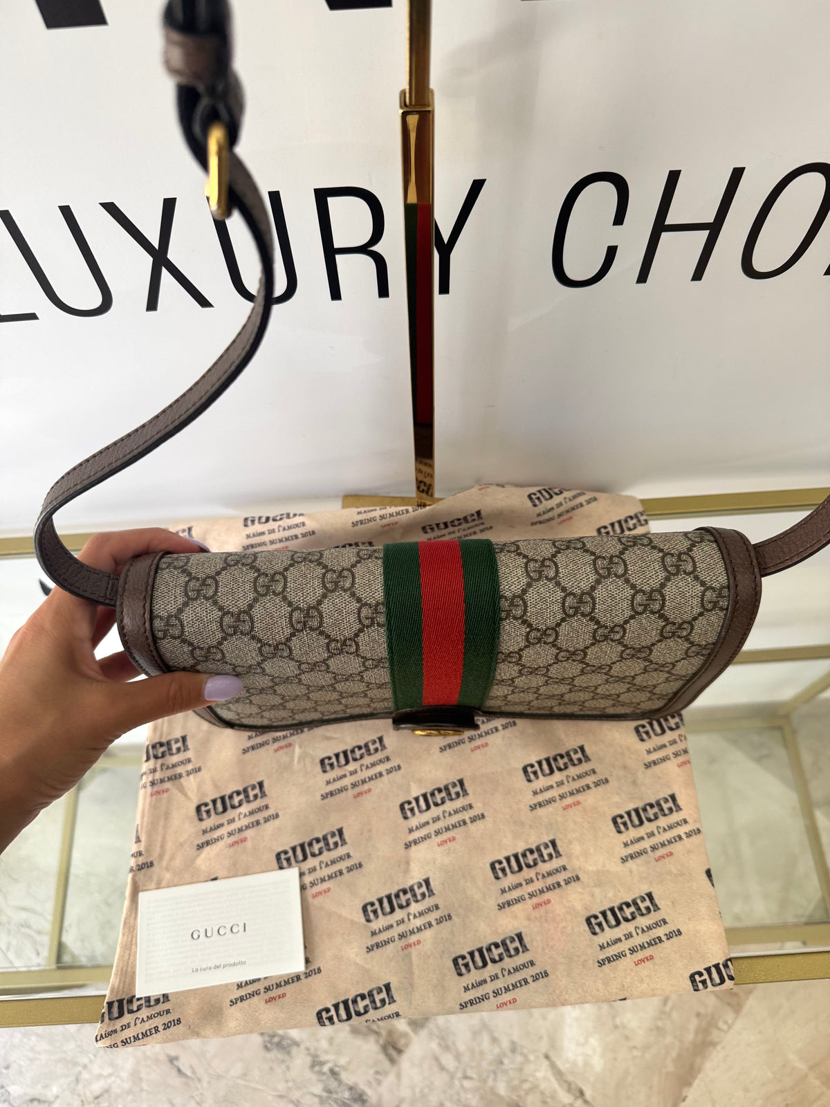 Borsa Ophidia Messenger GG Supreme Gucci