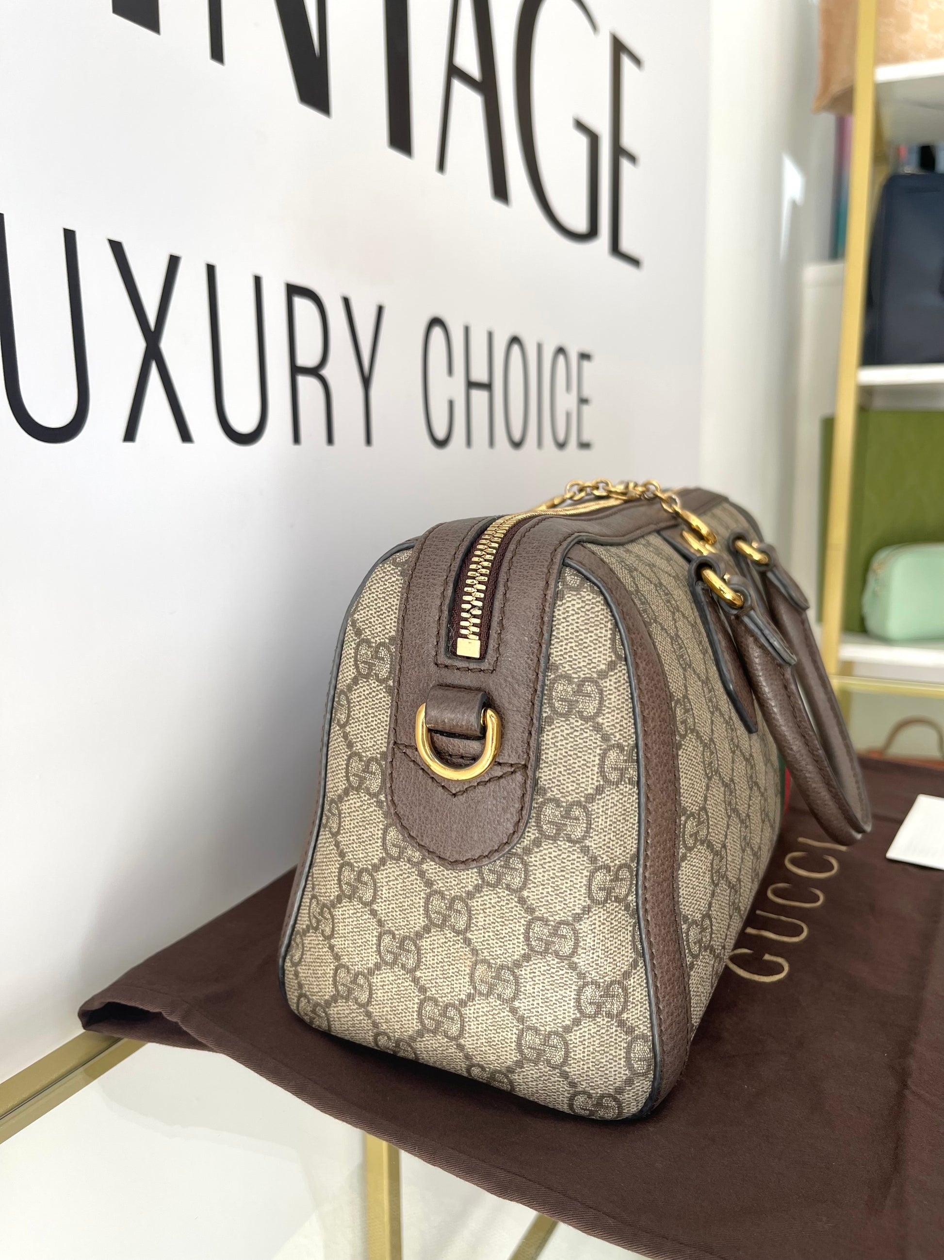 Borsa Bauletto Ophidia GG Supreme Gucci