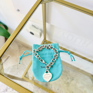 Bracciale a Maglie Cuore M Tiffany