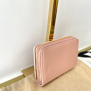 Portafoglio con logo Gucci rosa chiaro